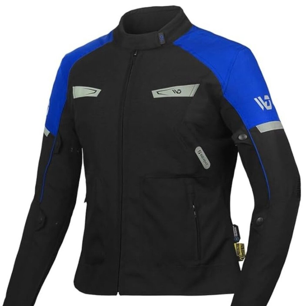WD Vegas Lady Textile Motorcycle Jacket – Women’s CE Armored Riding Jacket- L